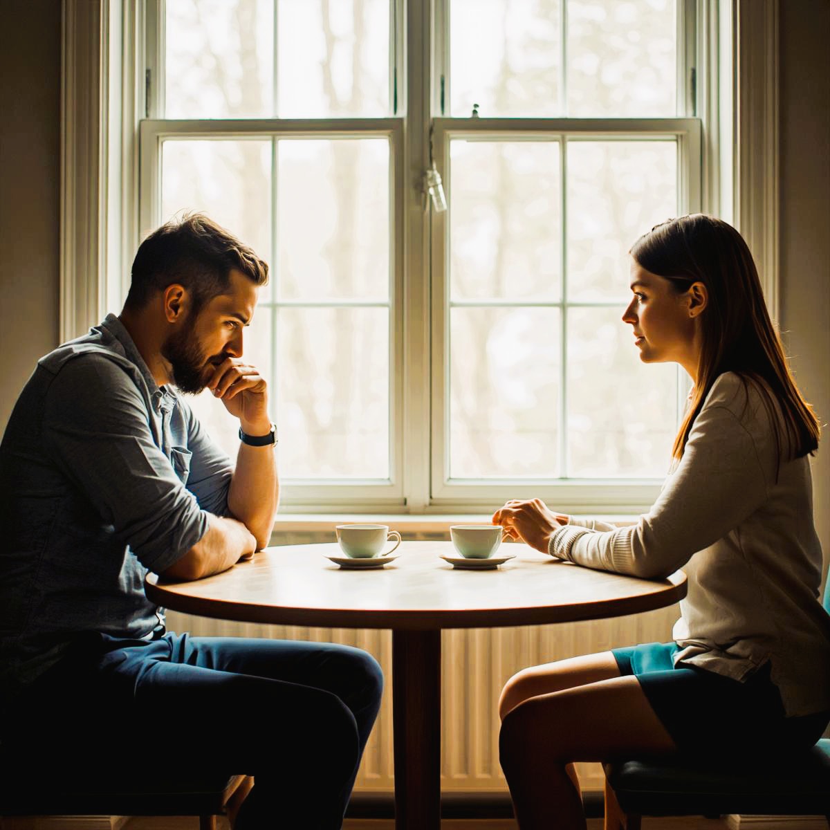 Your relationship has been running in the background. Then there is just the two of you..